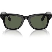 Resim Ray-Ban Meta Wayfarer akıllı Gozluk Parlak Siyah G15 Yesil 