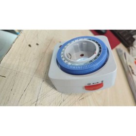 Resim Cata Ct-9180 Mekanik Zaman Ayarlı Saatli Priz Zaman Saati Programlanabilir Priz 