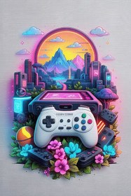 Resim Depoba Gamser Gaming Oyuncu Odası Halısı Şönil Dijital Baskılı Kaymaz Taban Yıkanabilir Salon Halısı 