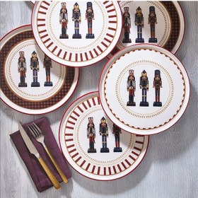 Resim Fecra Kurşun Asker 6 Parça Servis Tabağı Seti 