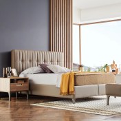 Resim Enza Home Sona Başlıklı Baza Suni Deri 