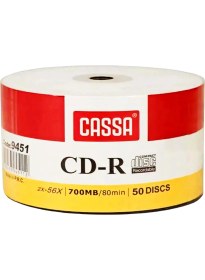 Resim Cassa Cd-R 56X700 MB 80 Min Boş CD 50'li Paket KOD:9451 