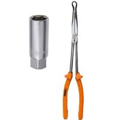 Resim 1/2 Buji Lokması 17mm Uzun Hortum Pensesi Kargaburun Rico 