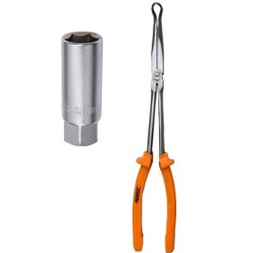 Resim 1/2 Buji Lokması 17mm Uzun Hortum Pensesi Kargaburun Rico 