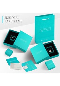 Resim 1.00 Karat Effective Diamond Benzersiz Zerafet Tektaş Gümüş Küpe 