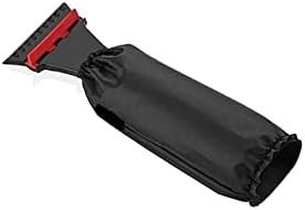 Resim Eldivenli Araç Oto Buz Kazıyıcı Kırıcı Silikonlu Cam Kar Silici Temizleyici Buz Kırıcı Cam Temizleyici 