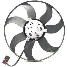 Resim Vw Polo Fabia İbiza 09→ Fan Motoru 390mm 3 Fiş 7 Kanat 6r0959455c 