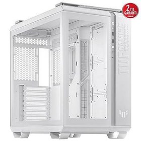 Resim Asus Tuf Gaming GT502 Panaromik Temperli Cam Usb Type-C Beyaz TYPE-C ATX MICRO-ATX MINI-ITX Kasa 