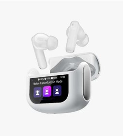 Resim Linktech Link Tech TW45 Premium Dokunmatik Led Ekranlı ANC TWS Bluetooth Kulaklık 