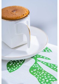 Resim Acar Molly 12 Parça 6 Kişilik Kahve Fincan Takımı - 90 Ml Beyaz 