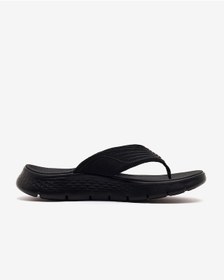 Resim Skechers Go Walk Flex Sandal Erkek Siyah Parmak Arası Terlik 229214 Bbk Siyah 