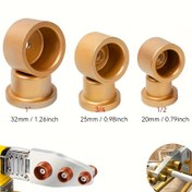 Resim 3 Adet PPR Boru Büzgü Bağlantı Parçaları, Profesyonel Boru Kaynak Aletleri, Alüminyum Alaşım Malzeme, 1/2", 3/4" ve 1" Borular İçin Uygun 