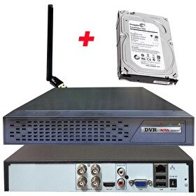 Resim Bises 4 Kanal Wi-Fi Ve 1 TB HDD'li 5 MP H265+ 1080p Hibrit Araç Ve Yüz Tanımalı XMEYE Kayıt Cihazı BS AD104XMEYE 