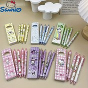Resim 2025 Yeni Sanrio Hello Kitty Jel Kalem - Rastgele Stil, Siyah Mürekkep, Akıcı Yazım, Hızlı Kuruyan, Okul ve Ofis için Ergonomik Geri Çekilebilir Tasarım - Pastel Renklerde Sevimli Karakter Kartonlu Kalemler, Okul Kırtasiye | Eğlenceli Kalem Stilleri | Geri Çekilebilir Jel Kalemler, Yazı İçin Kalemler 