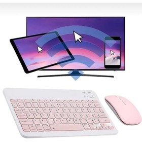 Resim Yıldızan Lenovo Tab M10hd X306f Uyumlu Kablosuz Bluetooth Klavye Mouse+set - KL-358 