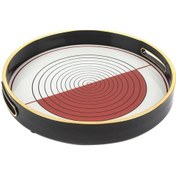 Resim Mikasa Moor Kırmızı Çizgili Tepsi 30 Cm 