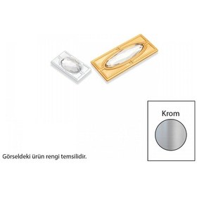 Resim Coşafak Zavinna Z111 Metal Krom 64Mm Akslı Kulp 