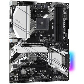 Resim Asrock B550 PRO4 AMD B550 4733 MHz (OC) DDR4 Soket AM4 ATX Anakart 