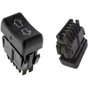 Resim Taycarex Renault 9 Cam Açma Kapama Anahtarı Düğmesi 5 Pinli / 7700705925 