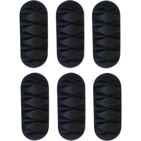 Resim 3B Trend 6'lı Set 5 Kanallı Kablo Tutucu Düzenleyici Sabitleyici 