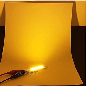 Resim COB LED Çip Turuncu 12V 2W 6015 PCB Bord DIY Işık Kaynağı 