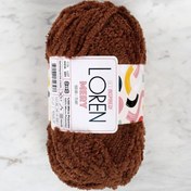 Resim Loren Mery Kahverengi El Örgü İpi - M414 - 34320 