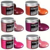 Resim 80 Gram Kırmızı Seri Su Bazlı Akrilik Metalik Boya, İnci Efektli Lak DIY El Sanatları, Her Tür Malzeme Yüzeyine Uygulanabilir - Deri, Kumaş, Taş, Cam, Metal, EVA Köpük Top, Plastik ve Diğer Yüzeyler İçin, Yüksek Konsantrasyonlu, Pürüzsüz Doku, Güçlü Kaplama 