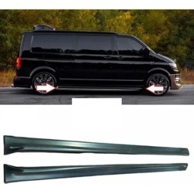 Resim XPower Vw Transporter 2003-2020 Plastik Kısa Şase Yan Marşpiyel 