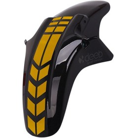 Resim Motosiklet Çamurluk Sticker Gold Sarı Reklektif Model S - 2 ADET 