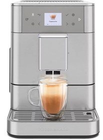 Resim KitchenAid Tam Otomatik Espresso Makinesi KF6 - Stainless Steel 