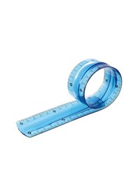 Resim Flexıble Esnek Cetvel Kırılmaya Dayanaklı 30cm Fl-30 Mavi 