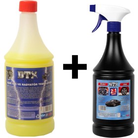 Resim Dtx Kimya Ağır Yağ ve Radyatör Temizleme Sıvısı 1 Lt & Motor Jant Yıkama Sıvısı 1 Lt 