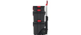 Resim Kistenberg Modular Solution 3'lü Set KMSS553585B Modüler Çözüm 3 Parçalı Tekerlekli Alet Kutusu Seti 
