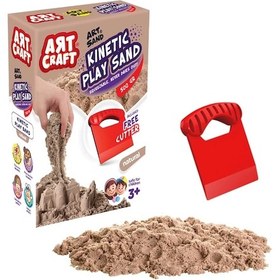Resim Art Sand Aksesuarlı Natural Oyun Kumu 500 Gr. - Kinetik Kum Seti - Natural Kum - Doğal Kum Renkli 