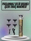 Resim Saç Sakal Vücut Tıraş Makinesi Çizik Atma Makinesi Paslanmaz Çelik 