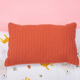 Resim Alt Açma Matı ve Yastık - Çift Taraflı - Kiremit Örgü - Aslan 