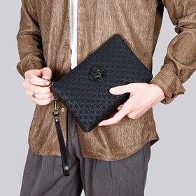 Resim Erkek Şık Çanta - Telefon, Anahtar ve Madeni Para Tutma İçin Uygun İş Tarzı Cüzdan, Günlük Seyahatler İçin Mükemmel, İki Boyutta Mevcut. 