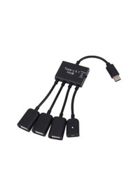Resim Type C Usb 3.1 Usb 4 In 1 Otg ve Şarj Kablosu Type C Usb 2.0 Otg 