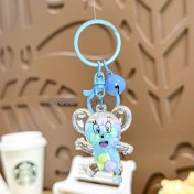 Resim Silver1 Iyi Şanslar Bebek Sevimli Karikatür Peluş Bebek Çanta Kolye Kız Öğrenci Bebek Asılı Anahtar (Yurt Dışından) 