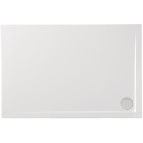 Resim KALE Floor Flat Dikdörtgen Duş Teknesi 140x80 cm 5cm 