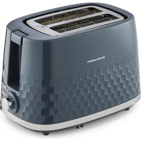 Resim Morphy Richards - Hive Gri 2 Bölme/2 Dilim Ekmek Kızartma Makinesi 