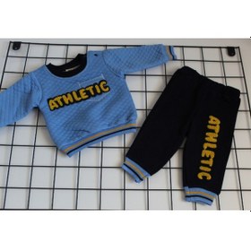 Resim Beyzababykids Jnf Kids Athletic Baskılı Erkek Bebek Dar Kalıp Çok Renkli 