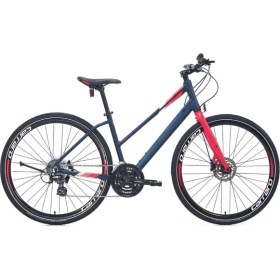 Resim Carraro Sportive 325 Hd - 28 Jant 44CM (S) Kadro 24 Vites Şehir Bisikleti-Mat Lacivert/nar Çiçeği 