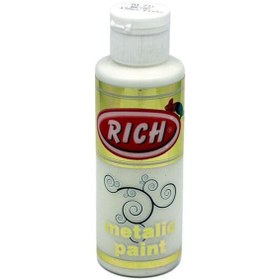 Resim Rich Akrilik Boya Metalik 120 CC Beyaz 0731 
