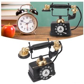 Resim Fosenze Klasik Avrupa Stili Rezin Telefon Dekorasyonu - Ev, Bar, Kafe Ve Sinema Sahnesi İçin Nostaljik Masaüstü Modeli 