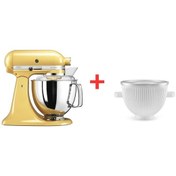 Resim Kitchenaid Artisan 5KSM175PS 4.8 L Stand Mikser + 5KSMICM Dondurma Yapma Aparat 