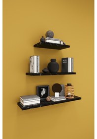 Resim Asra Trend Modern 3'lü Uçan Raf Çok Amaçlı Duvar Rafı Organizer %100 Mdf Kitaplık Mutfak Banyo Rafı Drf05 Royal 