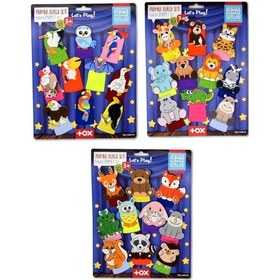 Resim 3 Set - 30 Parça Tox Orman, Safari Ve Uçan Hayvanlar Parmak Kukla T218 T223 T222 