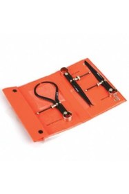 Resim Groz CD/SP/6/ST Üçlü Pergel Takımı 150 mm 