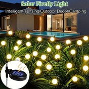 Resim AIPUSI 12/8 LED Akıllı Güneş Firefly Işıkları - 8 Modlu, Yüksek Kaliteli, Hava Koşullarına Dayanıklı, Şık Beyaz ve Çok Renkli Bahçe, Yol, Çim, Patio, Bağımsızlık Günü ve Babalar Günü Süslemeleri, Bahçe Süslemeleri, Dayanıklı Dış Mekan Işıkları 